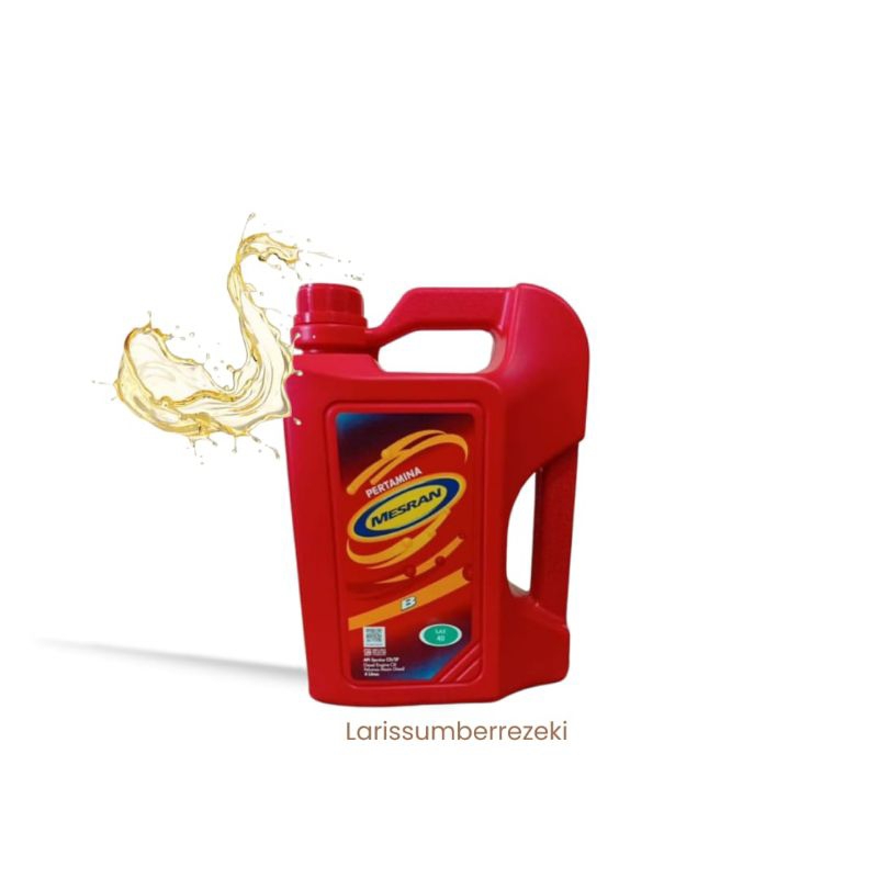 {GROSIR} OLI MOBIL MESRAN B SAE 40 4Liter OLI MOBIL MESRAN B 4Liter GALON