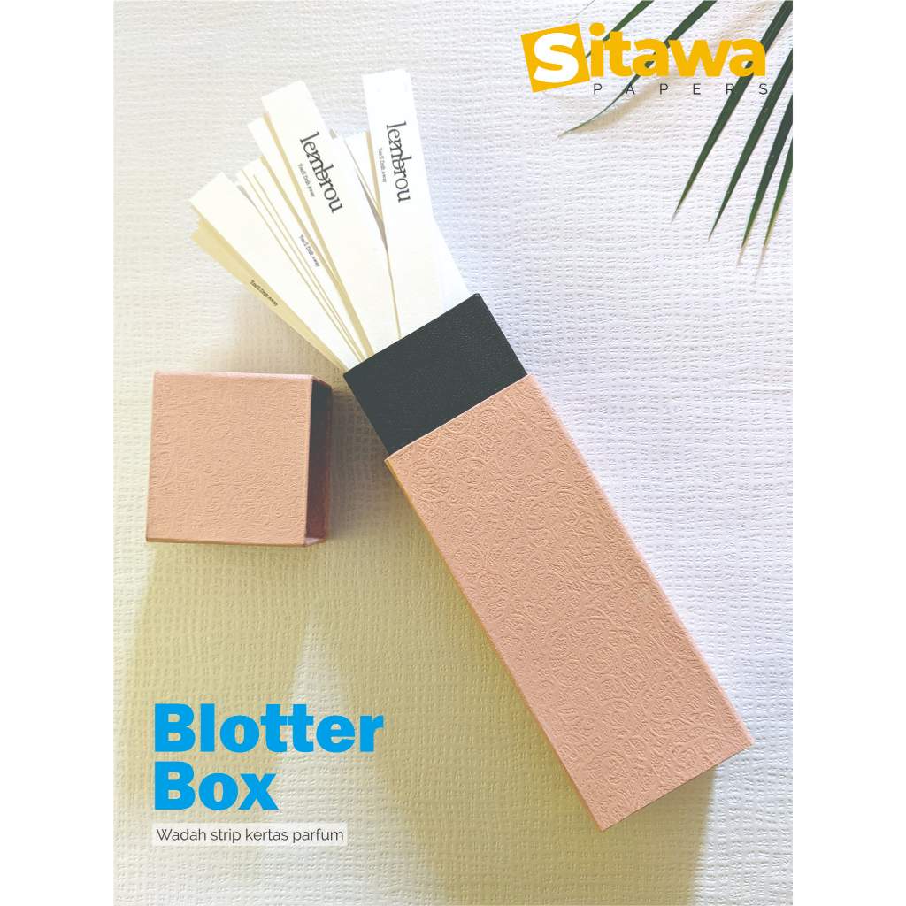 

Wadah Tempat Kertas Tester Parfum Box Strip