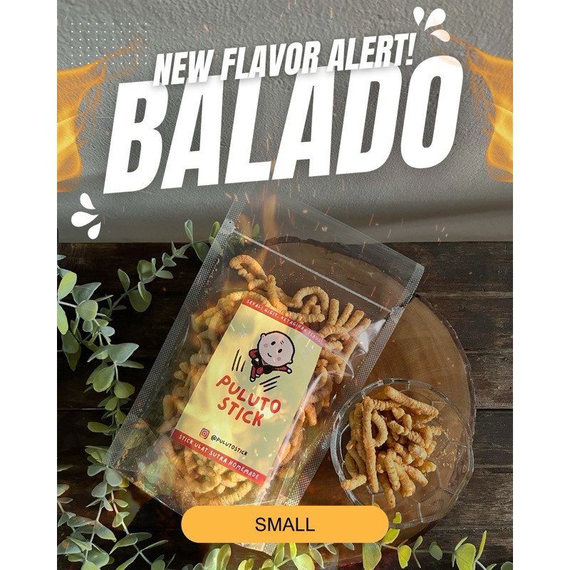 

STIK KETAN RASA BALADO | SMALL (IN PACK) | CAMILAN KHAS PONTIANAK