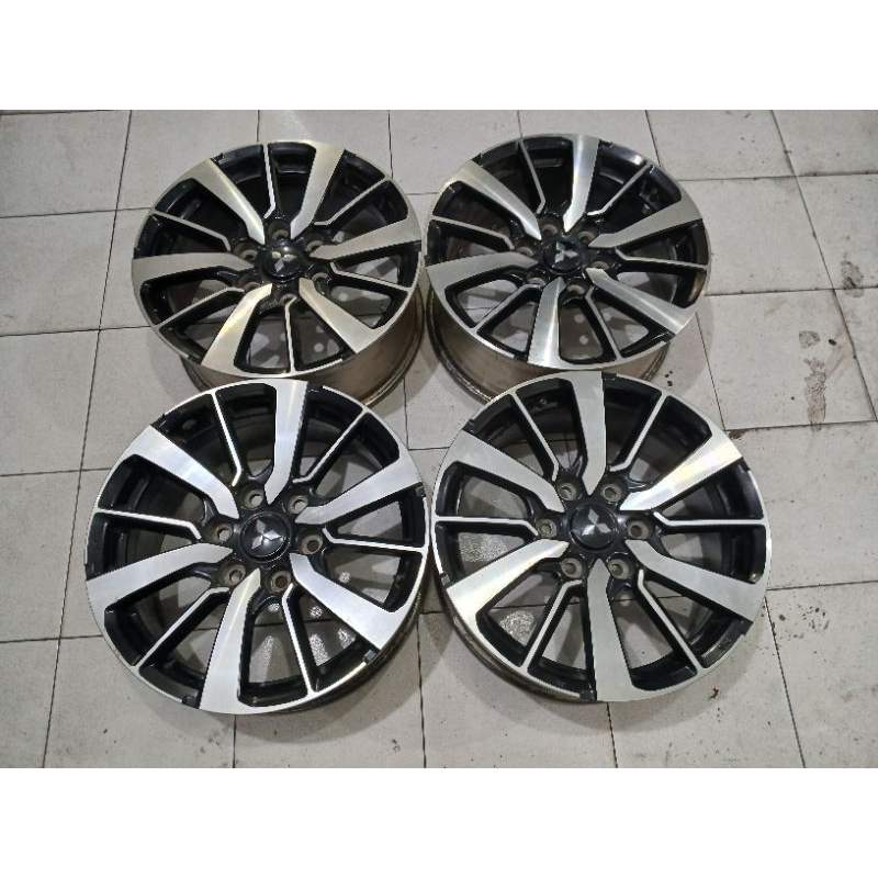 Velg Seken Original Pajero Dakar Pelek Copotan Pajero Dakar Ring 18 Black Polish