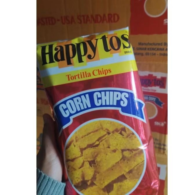 

Happy Tos |Tortilla Chips|Corn Chips Merah 140gr