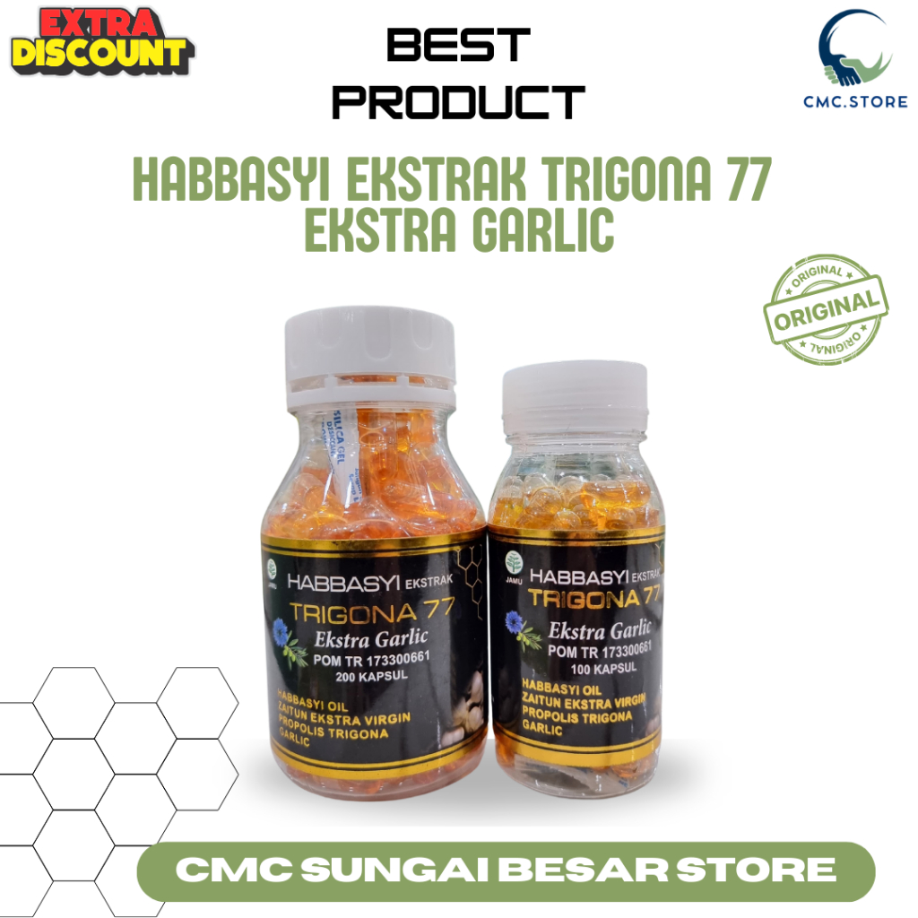 Habbasyi Ekstrak Trigona 77 Ekstra Garlic