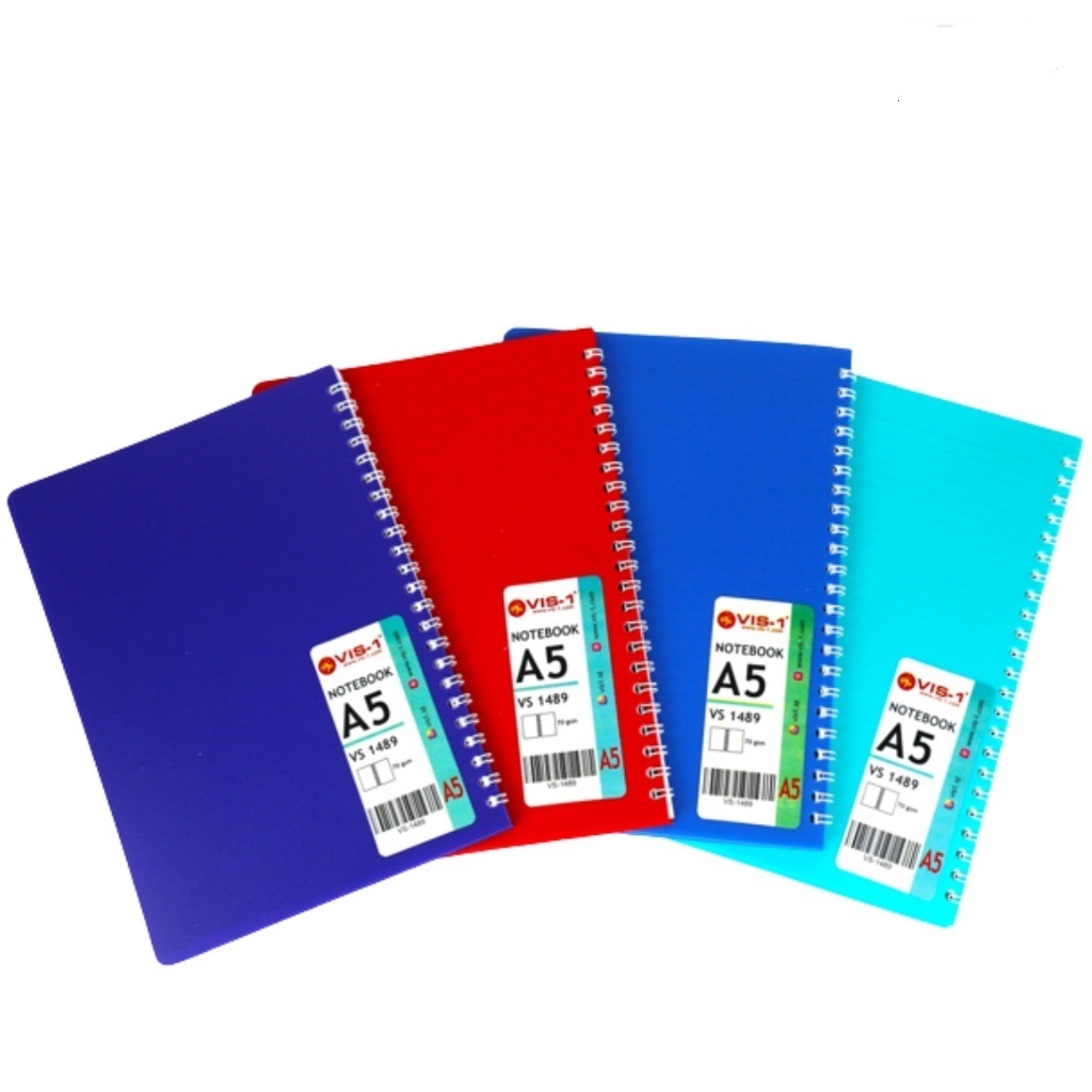 

VIS-1 Notebook Spiral A5 Cover Plastik VS-1489
