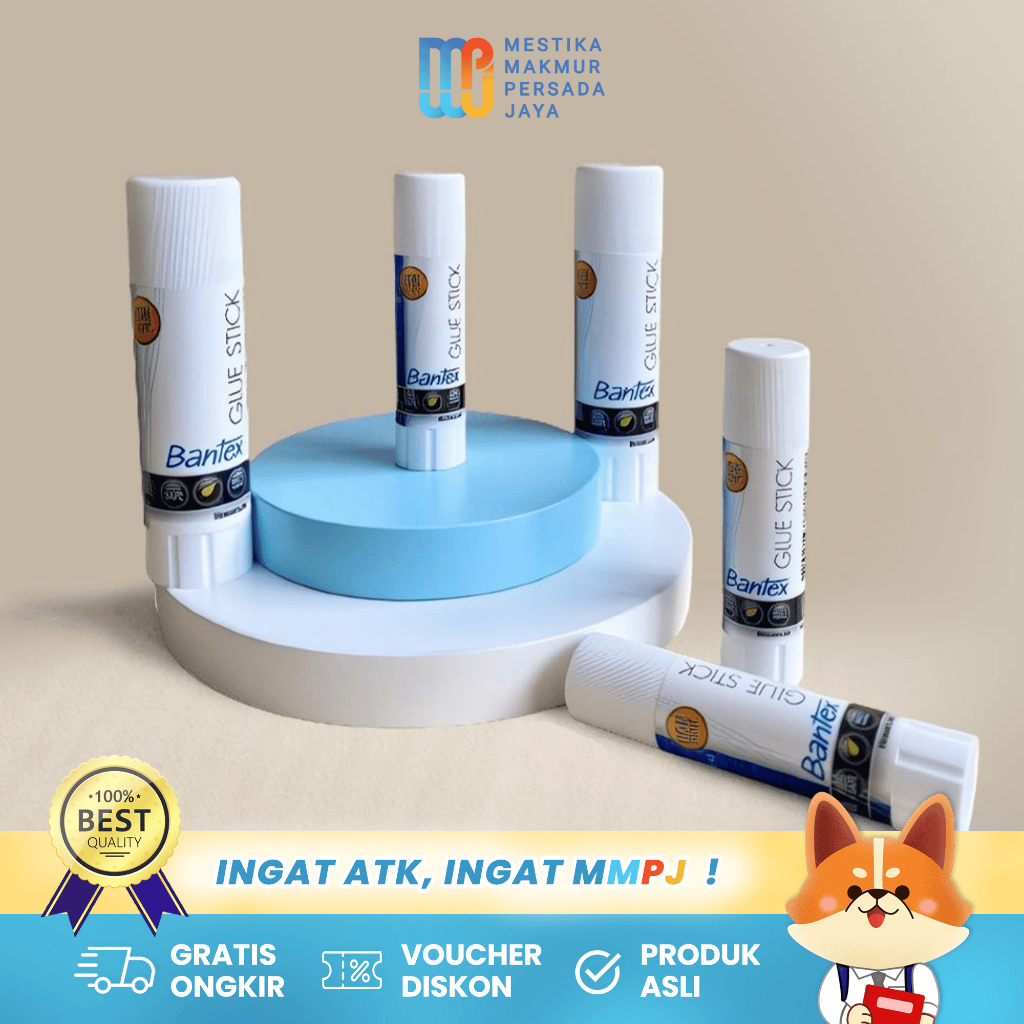 

Bantex Glue Stick - Lem Kertas Daya Rekat Kuat 8 / 22 / 35 Gram