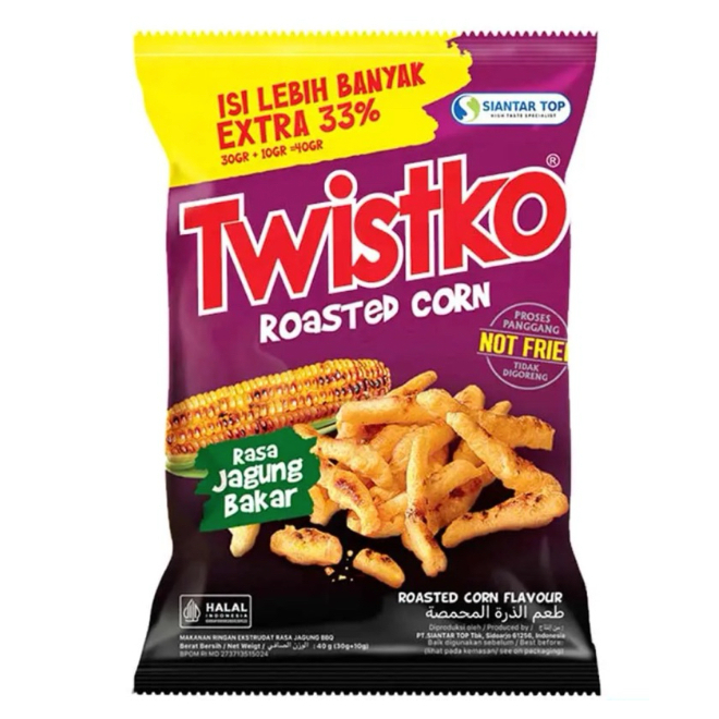 

Twistko Snack Jagung Bakar - 40gr