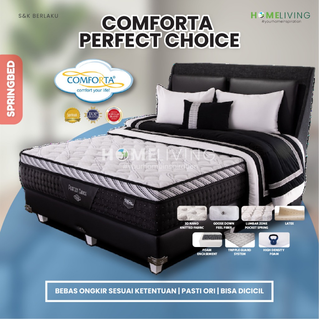 HOMELIVING - PERFECT CHOICE - SPRINGBED COMFORTA - KASUR COMFORTA - MATRAS COMFORTA