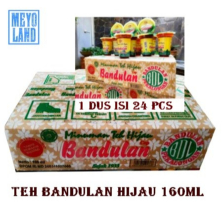 

Teh Bandulan HIJAU Isi 24 PCS BANDULAN Teh Hijau 160ml Teh Gelas Minuman Melati Murah Enak