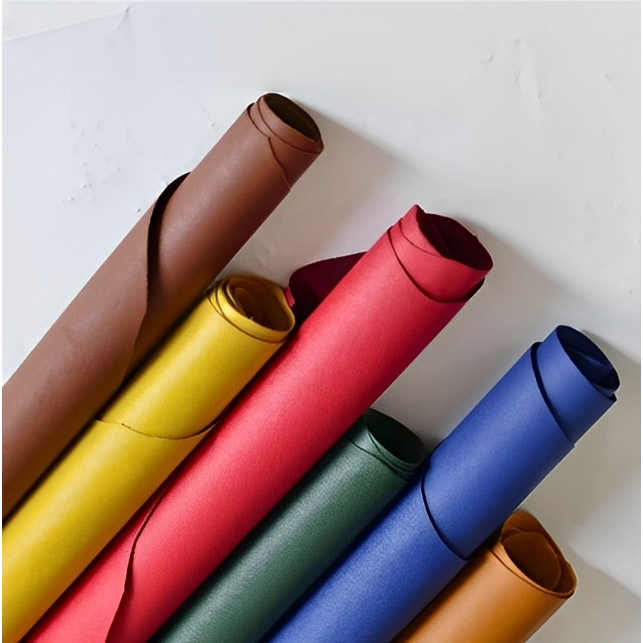 Kulit sapi asli lembaran berbagai macam warna