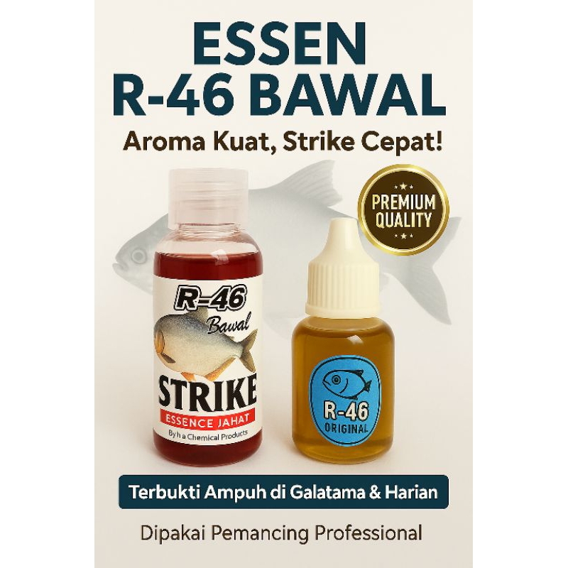 Essen Ikan Bawal R46 Esen Oplosan semua Media Umpan