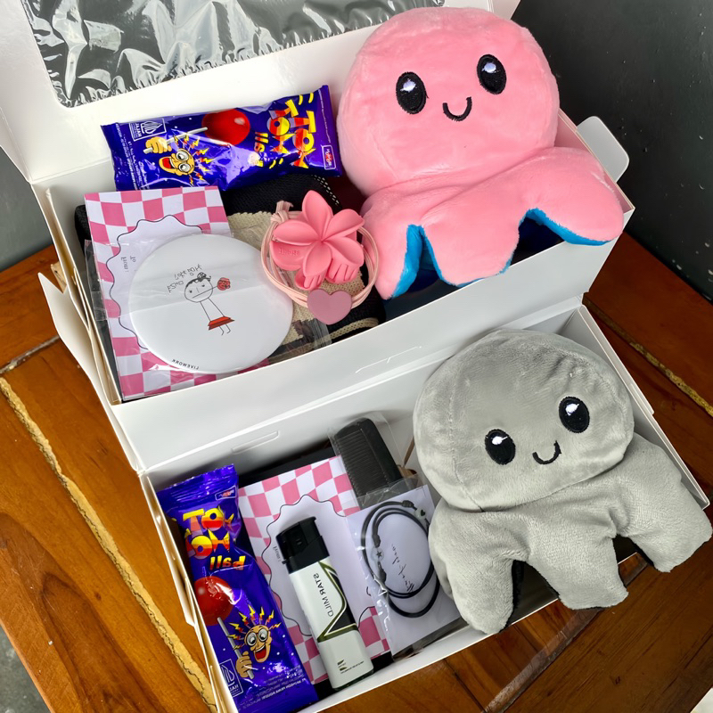 

RN Hampers Gurita / Gift Box Cewek / Cowo Exclusive Untuk Kado / Sempro / Ulang Tahun / Valentine