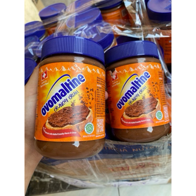 

Selai Ovomaltine Crunchy Cream 380gr - Selai Cokelat Crunchy Cream 380gr PROMO