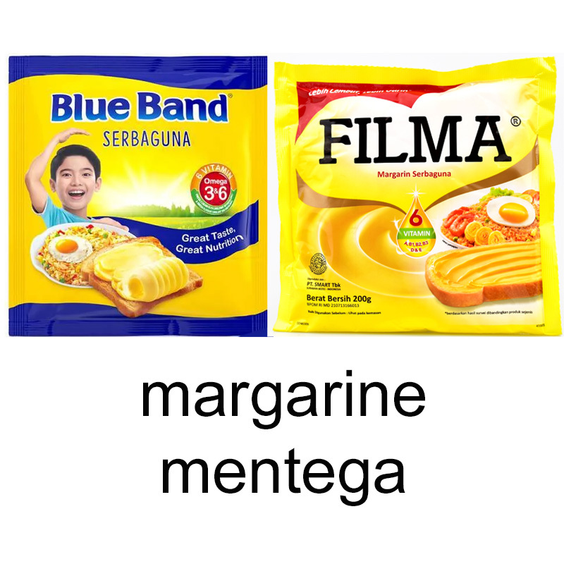 

Margarine Mentega Bluebland/ Filma/ Sovia/dll 200gr Harga Ekonomis