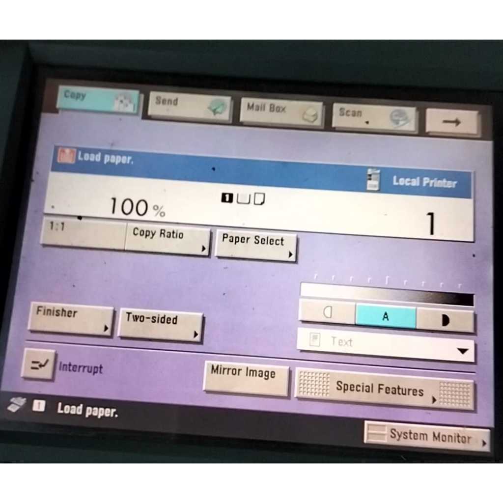 LCD Second Original Mesin Fotocopy Canon IR 3045/4570/5050/5570/6570/6020 Copotan Mesin