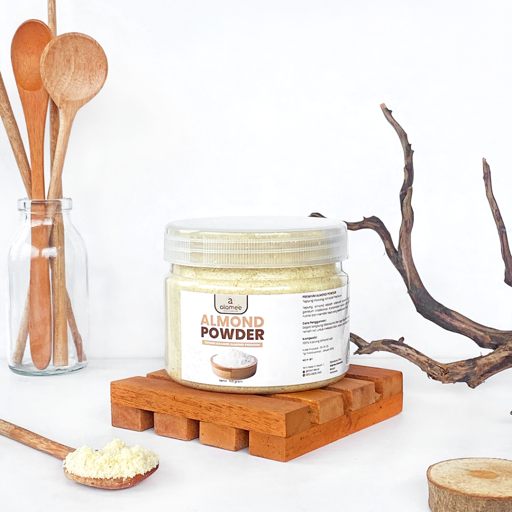 

ALAMEE Almond Powder Flour Bubuk Tepung Almon Halus Untuk Kue Gluten Free 150gr
