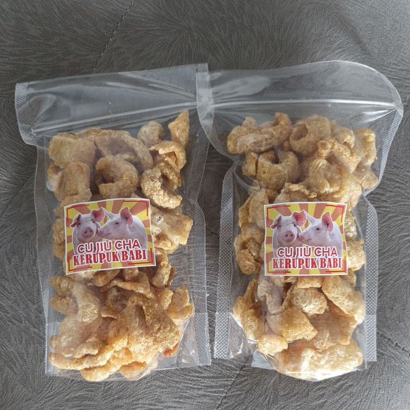 

kerupuk babi / cu jiu cha