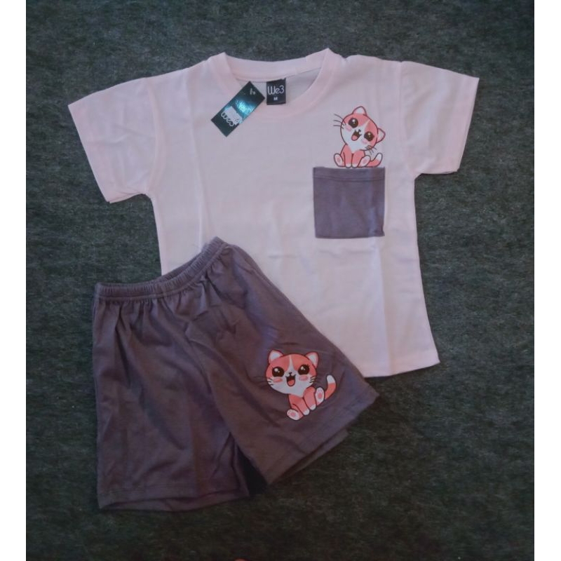 Baju piyama anak perempuan baju santai baju we3