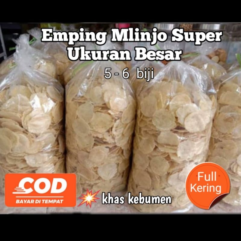 

250gr Emping melinjo mentah siap goreng khas kebumen
