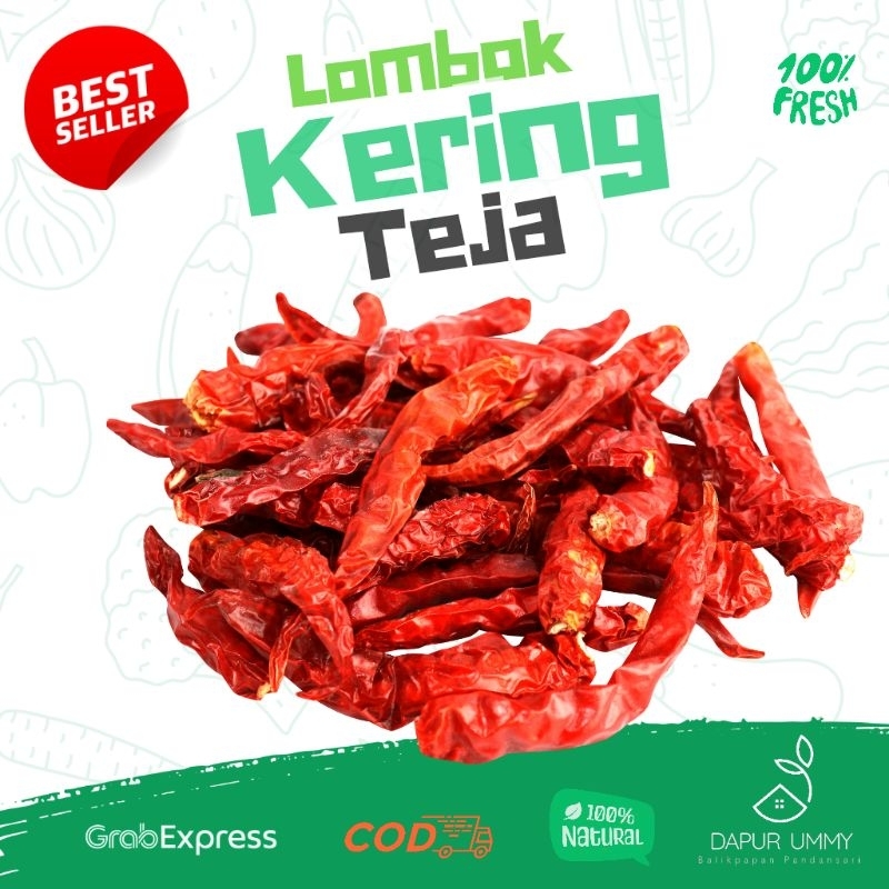 

TEJA • Lombok Merah Kering • Cabe Teja Kering 100g