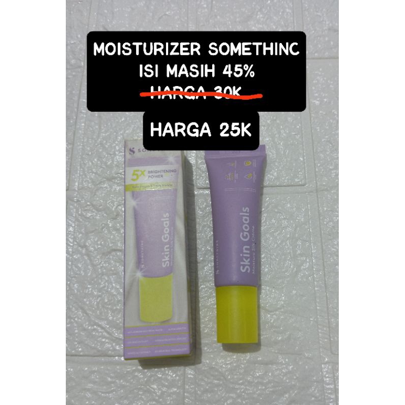 Moisturizer Somethinc/ Skin Goals Somethinc Moisturizer (PRELOVE)