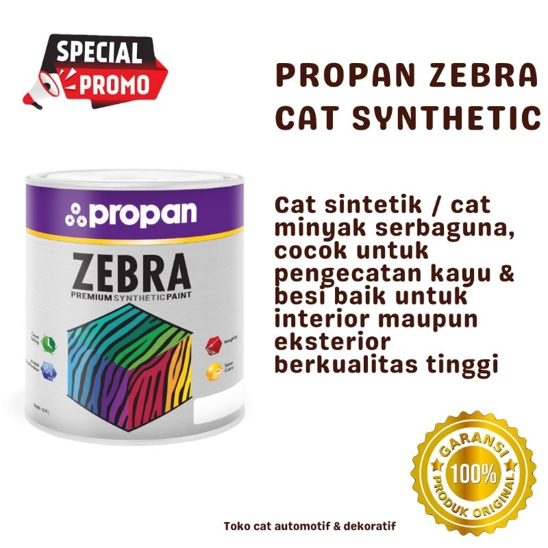 

(FREE ONGKIR) CAT MINYAK CAT SINTETIK ZEBRA PROPAN