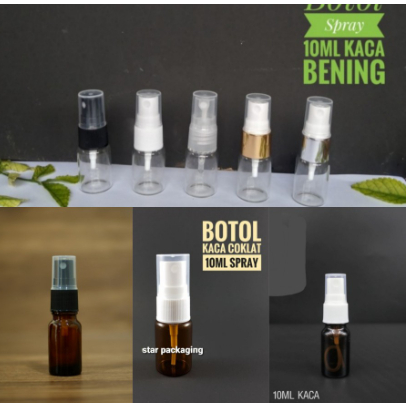 Botol Kaca 10ml Botol Kaca Spray 10ml Botol 10ml Tebal Import