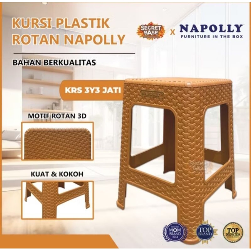 Kursi Rotan NAPOLLY / Kursi Bakso NAPOLLY