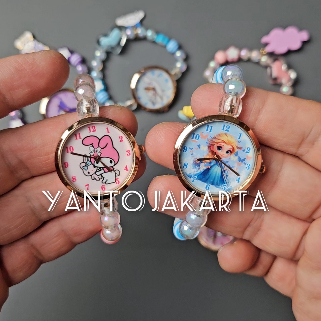 Jam tangan anak perempuan karakter lucu