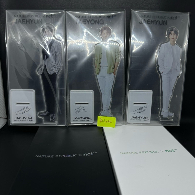 [READY STOCK] NATURE REPUBLIC X NCT 127 ACRYLIC STANDEE JAEHYUN HAECHAN TAEYONG OFFICIAL Merchandise