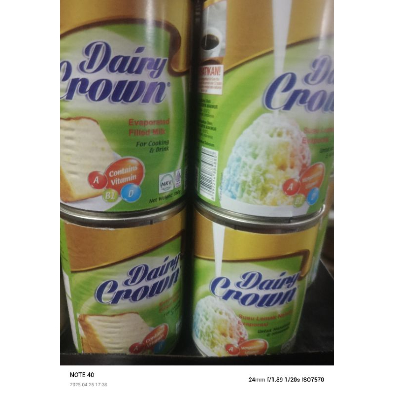 

Susu evaporasi dairy crown