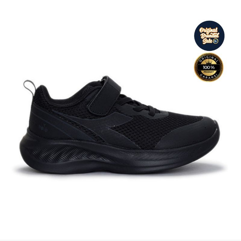 ORIGINAL GARANSI SEPATU ANAK DIADORA KURMA MONO BLACK SIZE 35/36