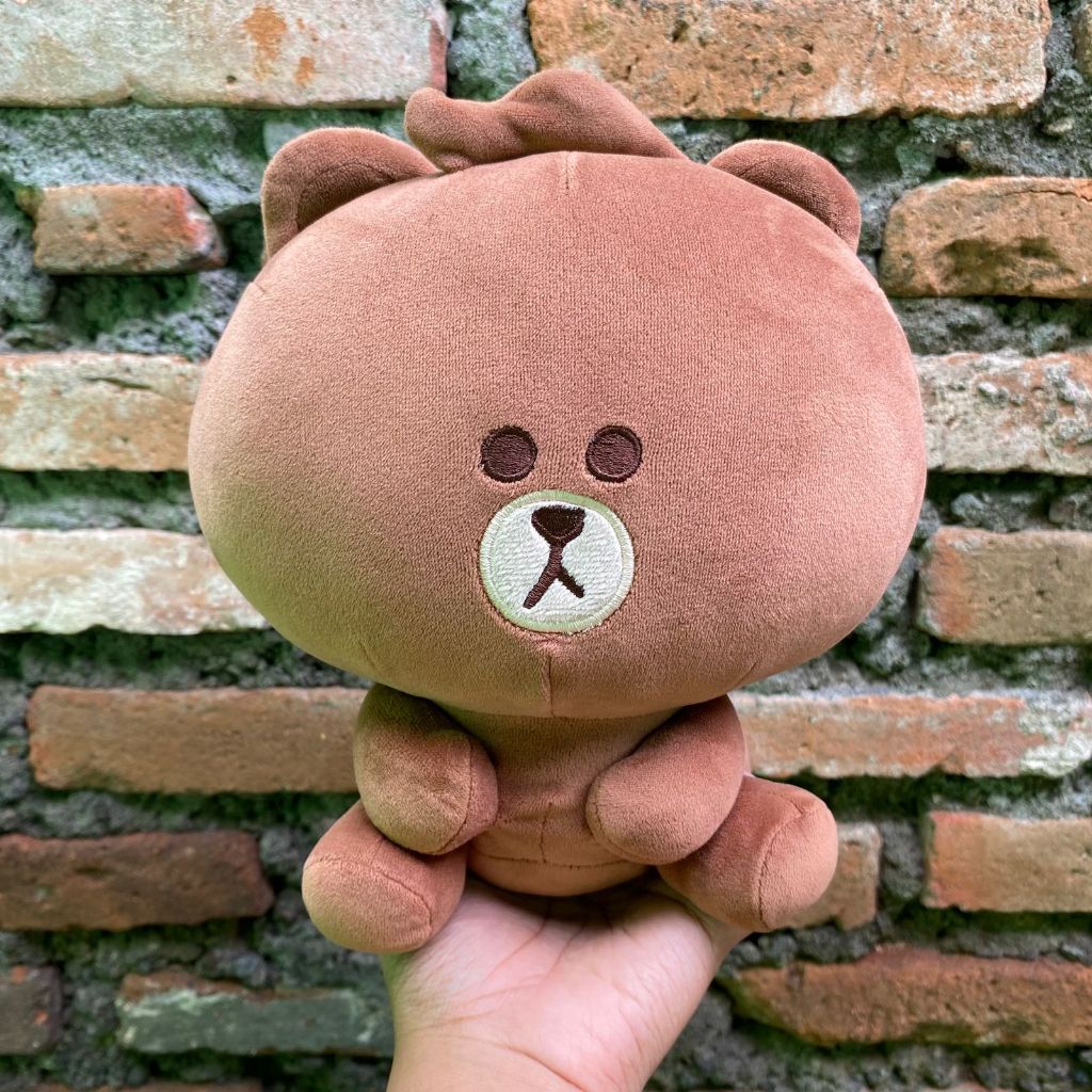 Brown Line Friends Sitting