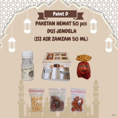 

paketan hemat cokelat turki jendela untuk oleh oleh haji dan umroh 50 pcs ( botol isi air zam zam 50 ml)