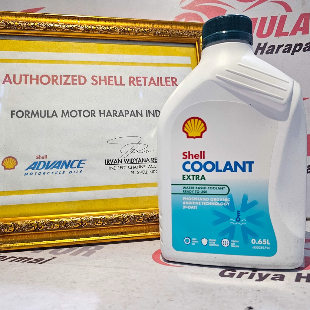 Shell Coolant Extra 650ml - Air Radiator Motor [Original Resmi]