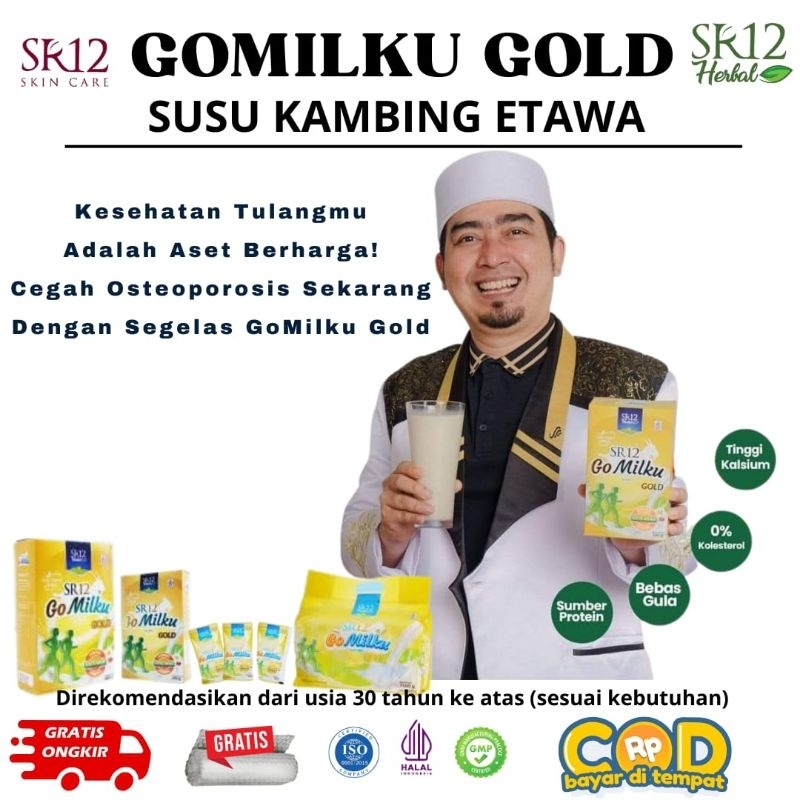 

GOMILKU GOLD SR12/SUSU KAMBING ETAWA BUAT LANSIA/SUSU TULANG DAN SENDI