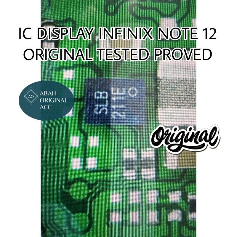 IC DISPLAY INFINIX NOTE 12 ORI TESTED PROVED