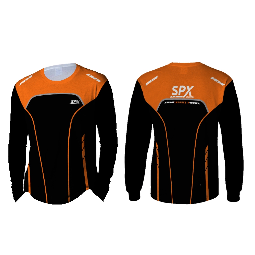 JERSEY PREMIUM SPX EXPRESS | BAJU DRIVER KURIR PAKET SHOPEE LENGAN PANJANG