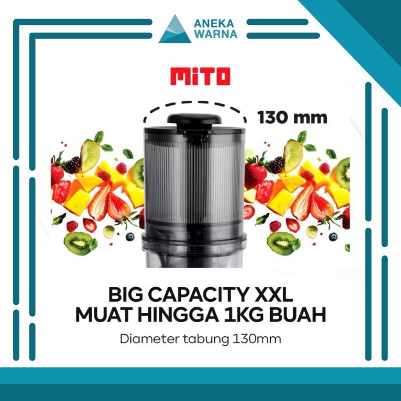 Mitochiba MAPLE Juicer Slow Juicer Kapasitas Jumbo