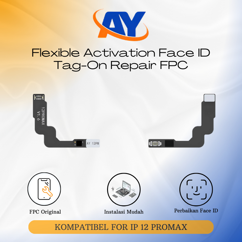 AY - Flexible Face ID TAG-ON Repair 12 Pro Max FPC Original