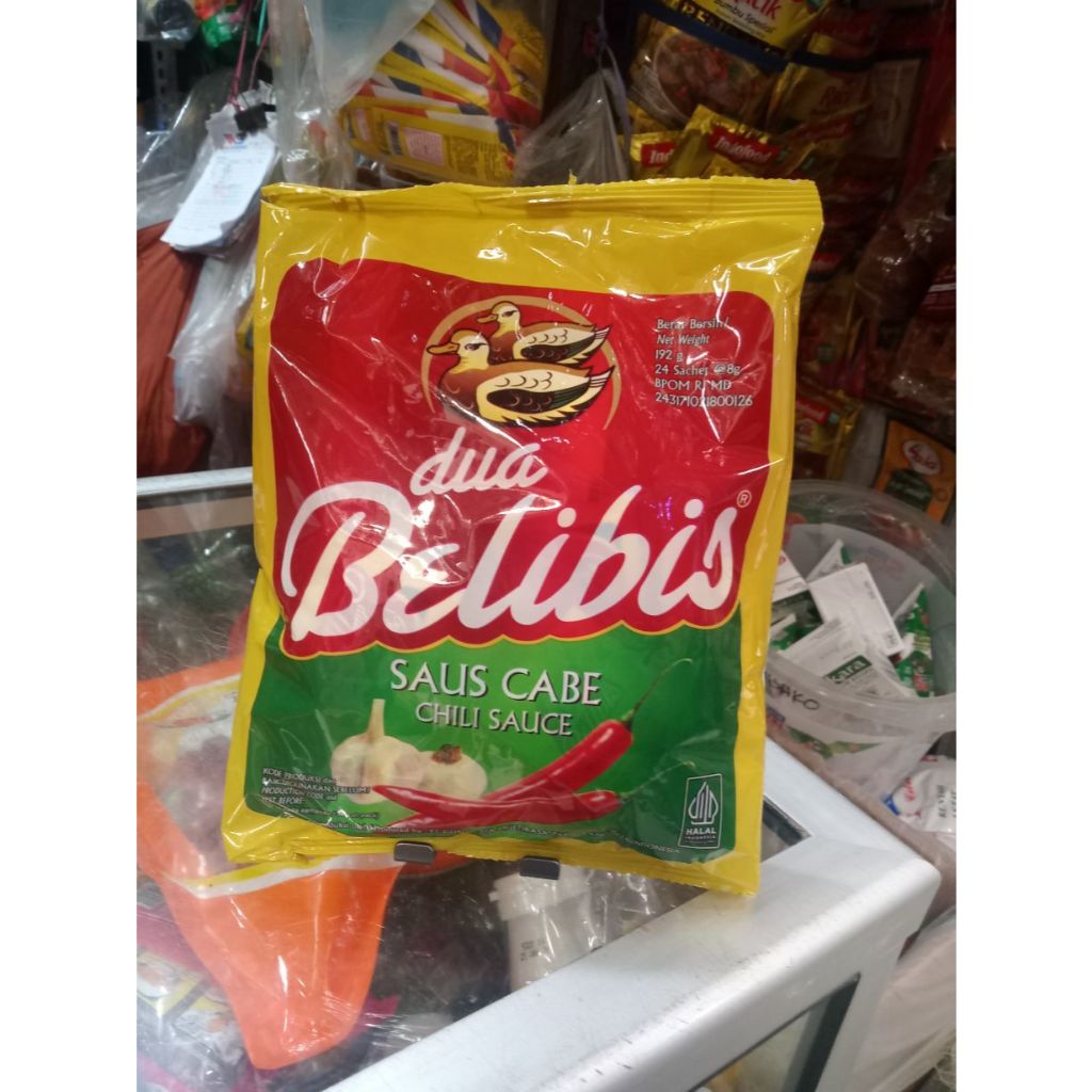 

Dua Belibis Saus Cabe Refill/Value berat/isi 192gr