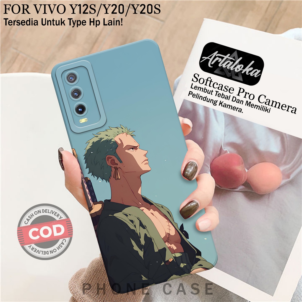 Case Hp VIVO Y20/Y12S/Y20S Terbaru - Softcase Protect Camera - Silicon Tpu Softcase VIVO Y20/Y12S/Y2