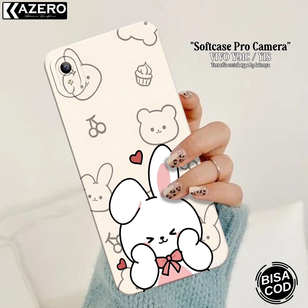 Case Hp VIVO Y91C / Y1S Fashion Case Kartun Silikon Pro Camera Softcase VIVO Y91C / Y1S Casing VIVO 