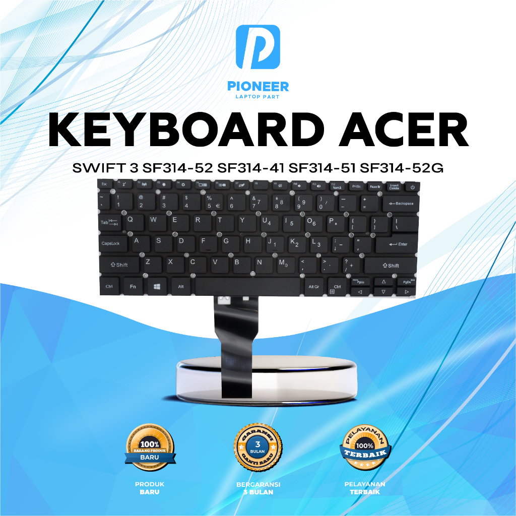 Keyboard Acer Swift 3 SF314-41 SF314-51 SF314-52 SF314-53 - Black