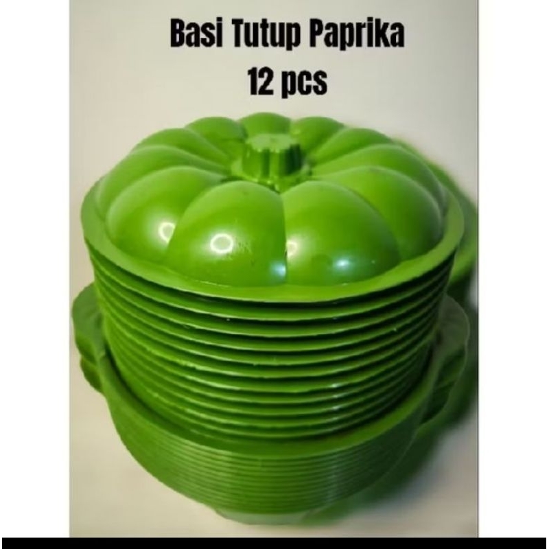 (12 PCS) BASI SAYUR PLASTIK / BASI TUTUP BULAT / TEMPAT SAYUR TUTUP / BASI SAYUR MURAH