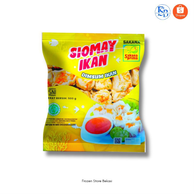 

SAKANA SIOMAY IKAN / DIMSUM IKAN 500GR