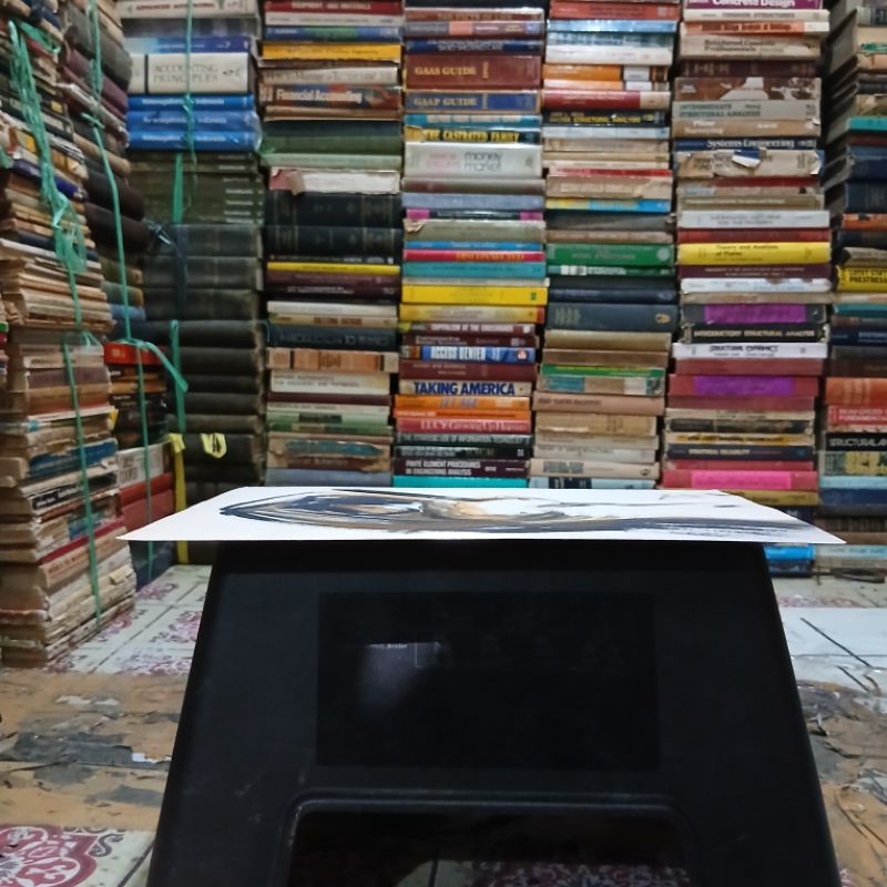 

lukisan cat minyak size tinggi 40cm lebar 27cm