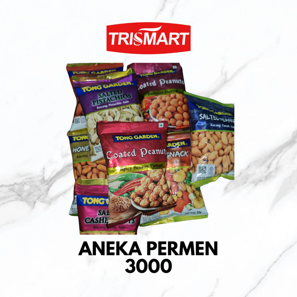 

TONG GARDEN PEANUTS ALL VARIANT | CASHEW ALMOND PEANUTS PISTACHIOS
