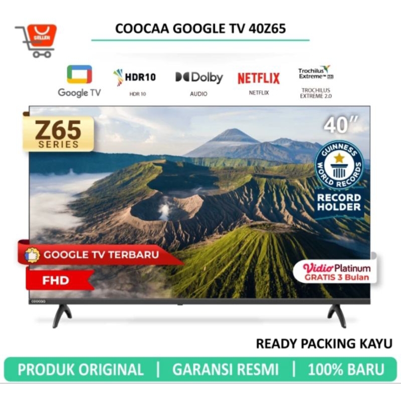 COOCAA GOOGLE TV 40Z65 40" FHD