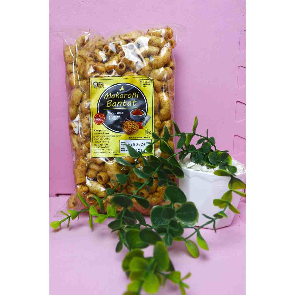 

MAKARONI BANTAT BANG BANA 250 GR (MAKARONI PEDAS RENYAH HARGA PROMO)