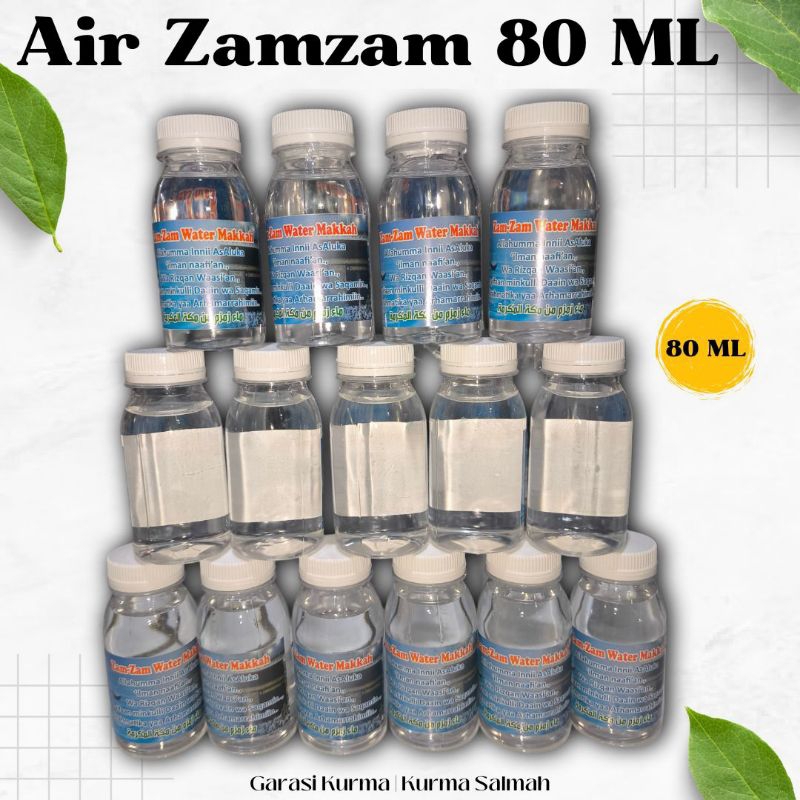 

Air Zamzam 80 ml Asli 100% | Air Zam Zam 50 ml | Oleh-oleh Umroh | Oleh-oleh Haji