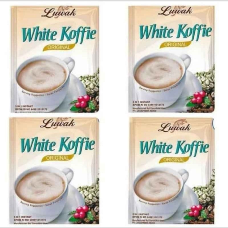 

kopi luwak white coffee 20 gram renceng (isi 10) promo surabaya